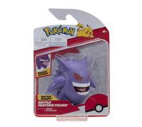 Pokémon- Gengar Figurine DE Combat- Gengar Figurine de Combat de 11 cm avec Une Langue à rallonge.