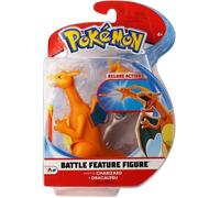 Figurine Pokémon Dracaufeu Deluxe Action 12 cm - BANDAI - Pour Enfant de 4 ans et plus