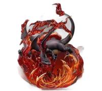 Figurine Pokémon Dracaufeu - Statue de Collection 20 cm - Effets Flamme - Modèle Décoration Anime NO BOX