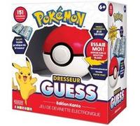 BANDAI - Pokémon - Dresseur Guess Edition Kanto - Jeu électronique Poké Ball - Jouet interactif, sans écran, à Reconnaissance vocale - Jeu de devinette Quiz Pokémon - Jouet Enfant 6 Ans et + - 80598
