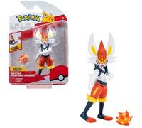 Figurine Pokemon Jouet 10-12 cm - BOTI - Pyrobut Cinderace - Licence Officielle Pokemon