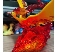 Figurine Pokémon Moltres, oiseau légendaire, modèle lumineux, statue d'anime, décoration de bureau, ornement de collection, cadeau d'anniversaire 20cm