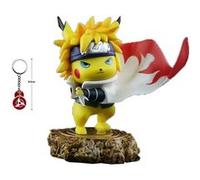 Figurine Pokemon Pikachu Cosplay modèle 10cm avec portes clés naruto - (Namikaze Minato) G