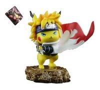 Figurine Pokemon Pikachu Cosplay modèle 10cm avec tapis de souris Naruto - (Namikaze Minato) G