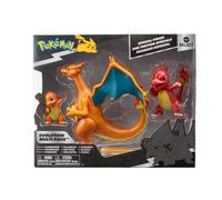 Pokémon Figurine Select Evolution Multipack Salamèche, Reptincel et Dracaufeu Multicolore