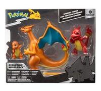 Pokémon Figurine Select Evolution Multipack Salamèche, Reptincel et Dracaufeu Multicolore
