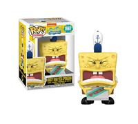 Funko Pop! TV: Spongebob Squarepants 25th - Spongebob Squarepants w/Pizza - Figurine en Vinyle à Collectionner - Idée de Cadeau - Produits Officiels - Jouets pour Les Enfants et Adultes - TV Fans