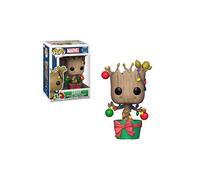 Figurine Pop Bobble Holiday Groot With Lights and Ornaments