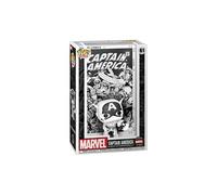 Funko - Figurine Pop - Captain America (Marvel Comics n°61) - Comic Cover Noir et blanc (80961)