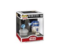 Funko - Figurine Pop! Deluxe R2-D2 et Leia (Hologramme) SWS9 - Vinyle durable - Cadeau Star Wars