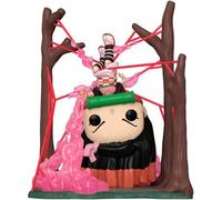 Funko Figurine Pop Deluxe Nezuko Kamado In Web – Vinyle Multicolore Rose