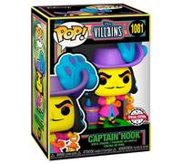 Funko - Figurine Pop - Disney Villains N°1081 Capitaine Crochet - Blacklight (60395)