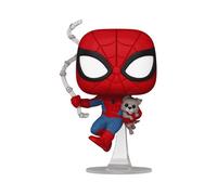 Funko Pop! Spider-man Pop&buddy! Movies Vinyl Figures Spidey With Sandwichdog Figure 9 Cm Rouge