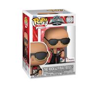 Figurine Pop! Funko WWE The Rock #168 Final Boss 9 cm Édition Fanatics Exclusive Noir