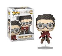 Funko Pop! Movies: Harry Potter Prisoner of Azkaban - Harry with Broom - (Quidditch) - Figurine en Vinyle à Collectionner - Idée de Cadeau - Produits Officiels - Movies Fans