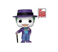 Funko Figurine Pop! Jumbo N°425 - Joker (Batman 1989) avec chapeau - 25 cm - Multicolore
