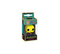 Funko Pop! Keychain: Disney The Nightmare Before Christmas - Blacklight - Jack Skellington - Mini-Figurine en Vinyle à Collectionner Porte-clés Fantaisie - Cadeau de Noël - Idée de Cadeau