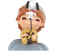 Figurine POP MART Hirono × Snoopy - Collection Anime Créative 1PC