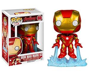 Figurine Pop ! Marvel 66 - Avengers : L'Ère d'Ultron - Bobble-Head Iron Man Mark 43