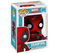Figurine Funko Pop! Marvel - Deadpool - 10 cm - Rouge et noir - Sous licence officielle