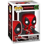 Figurine Pop - Marvel Deadpool - Deadpool Avec Sucre D'orge Noël - Funko Pop
