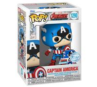 Figurine POP Marvel Los Vengadores Avengers Captain America Exclusif Funko