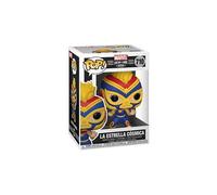Funko - Figurine Pop - Marvel Luchadores Captain Marvel - n°710 - 9 cm - Variante G