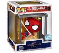 Funko Figurine Pop! Deluxe The Amazing Spiderman – Spider-Man: No Way Home – Exclusive – Rouge/Clair