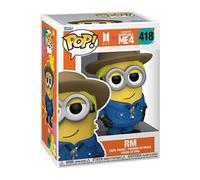 Figurine Funko Pop - Funko - Despicable Me 4 RM Minion - Tête articulée - 3 pouces - Jaune
