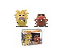 Figurine Pop Nickelodeon 2-Pack Norbert & Dagget Flocked Exclu 10cm - FUNKO