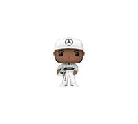 Funko Pop! Racing: Racing - Lewis Hamilton with Helmet - Mercedes-Benz - Figurine en Vinyle à Collectionner - Idée de Cadeau - Produits Officiels - Jouets pour Les Enfants et Adultes - Sports Fans