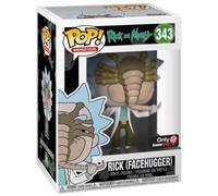 Funko Figurine POP Rick & Morty - Alien Facehugger Rick Exclusive - Noir G