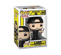 Figurine Pop! Rocks Funko - Metallica Lars No.485 Vinyle 9 cm, boîte vitrine Noir