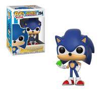Funko - Figurine vinyle POP - Sonic & Emerald #284 - Sonic The Hedgehog