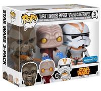 Figurine Pop - Star Wars Classique - Pack Chewbacca Emperor Clone Trooper - Funko Pop