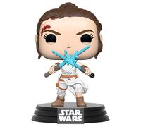 Figurine Pop Star Wars L'Ascension De Skywalker Rey Avec Sabres Laser Funko