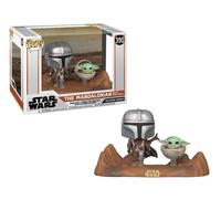 Figurine - Pop Star Wars - The Mandalorian - Mandalorian with the Child - N° 39