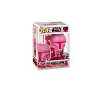 Figurine Pop Star Wars Valentines The Mandalorian with Grogu Exclusivité