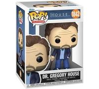 Figurine Pop! Television Funko Dr. Gregory House N°1842 Vinyle Boîte vitrine Debout avec canne Multicolore