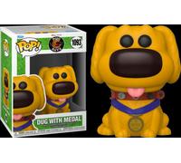 Figurine Pop Vinyl Funko 1093 Hero Dug Avec Médaille 3,75" Disney Pixar Dug Days