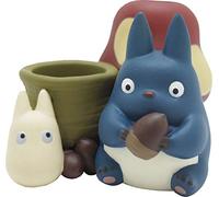 Figurine pot à crayon Mon Voisin Totoro / Totoro bleu et blanc