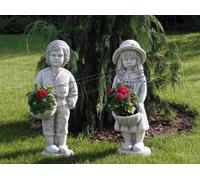 Figurine Pot de fleur Plante Pot de décoration Figurine Pots de fleur Jardin Vases S101085