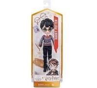 Figurine poupee articulee 20 cm harry potter en tenue uniforme avec baguette magique - jouet a collectionner et carte tigre