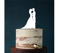 Figurine pour gâteau de mariage #2 - Acrylique, Weiss