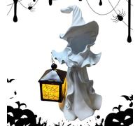 Figurine pour sorcières - 7,87 x 5,91 x 3,94 in résine Halloween, Statues de Support pour Lanterne spectrale, décor de Table pour Vacances | d'étagères, ameublement de Jardin Porche