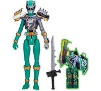 Power Rangers Dino Fury Cosmic Armor Green Ranger Figurine d'action de 15,2 cm inspirée de l'émission télévisée avec clé et Accessoires d'arme Dino Fury pour Enfants de 4 Ans et Plus