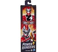 Power Rangers, Ranger Rouge Dino Fury, Figurine articulée de 30 cm inspirée de la série télé