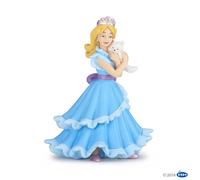 Figurine princesse bleue au chat Papo