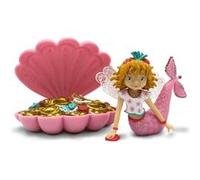 Bullyland 18904 - Figurine de jeu Princesse Lillifee en sirène avec son coquillage au trésor, fidèle au détail, idéale comme figurine de gâteau et petit cadeau pour les enfants à partir de 3 ans