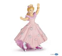 Figurine Princesse rose aux patins a glace Papo